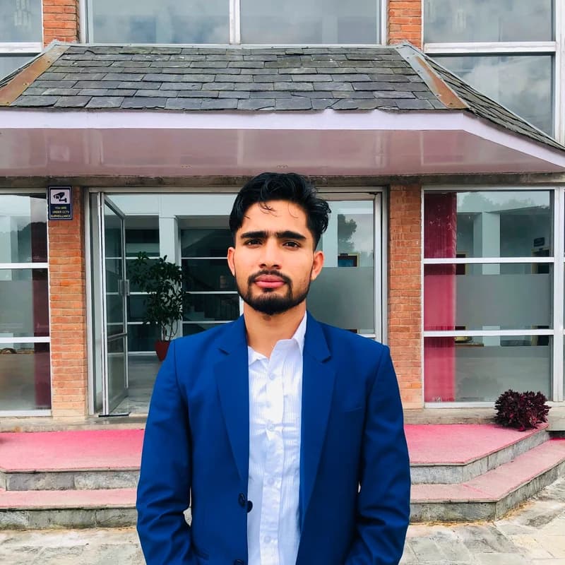 Portrait of Keshav Raj Sharma